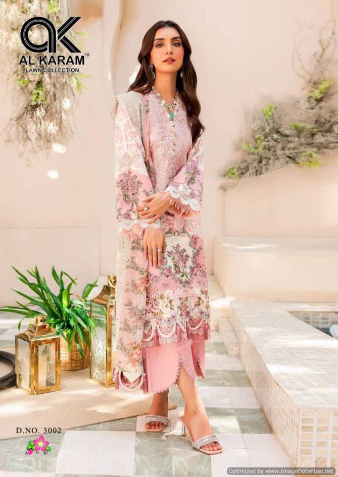 Florence Vol 3 By Al Karam Cambric Cotton Pakistani Dress Material Wholesale Market In Surat